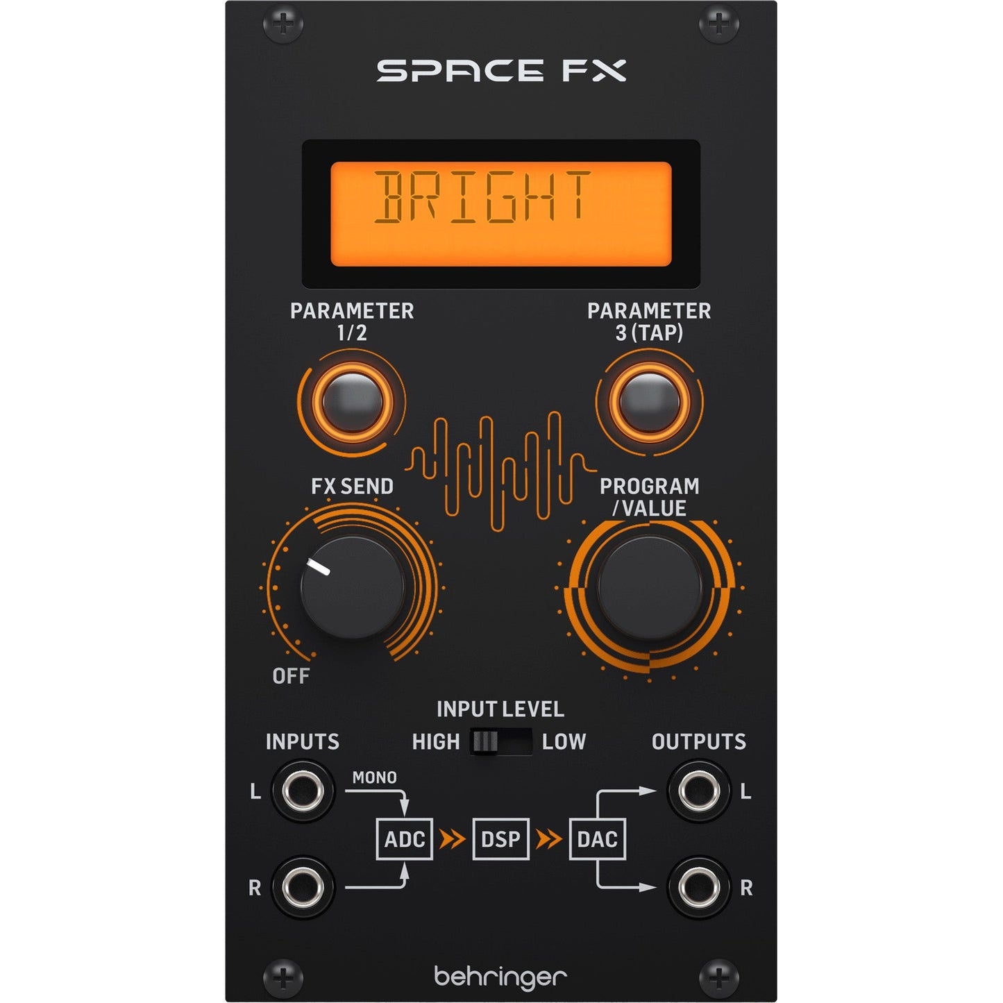 Behringer SPACE FX 24-bit Stereo Multi-Effects Engine Module