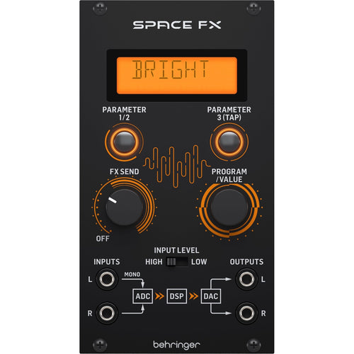 Behringer SPACE FX 24-bit Stereo Multi-Effects Engine Module