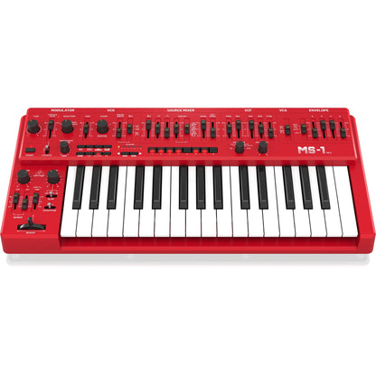 Behringer MS-1 MKII RD Analog Synthesizer, Red