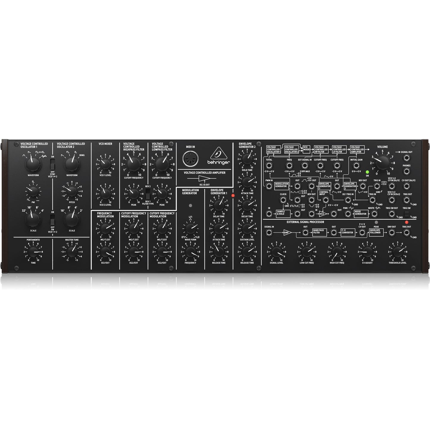 Behringer K-2 MKII Analog and Semi-Modular Synthesizer K2