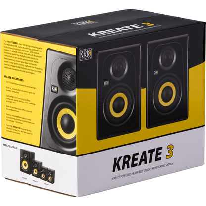 KRK Kreate 3 Studio Monitor - Pair