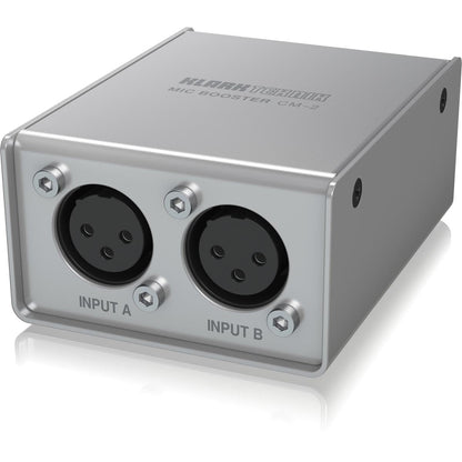 Klark Teknik MIC BOOSTER CM-2 2-Channel Dynamic Microphone Booster with High-Quality Preamp