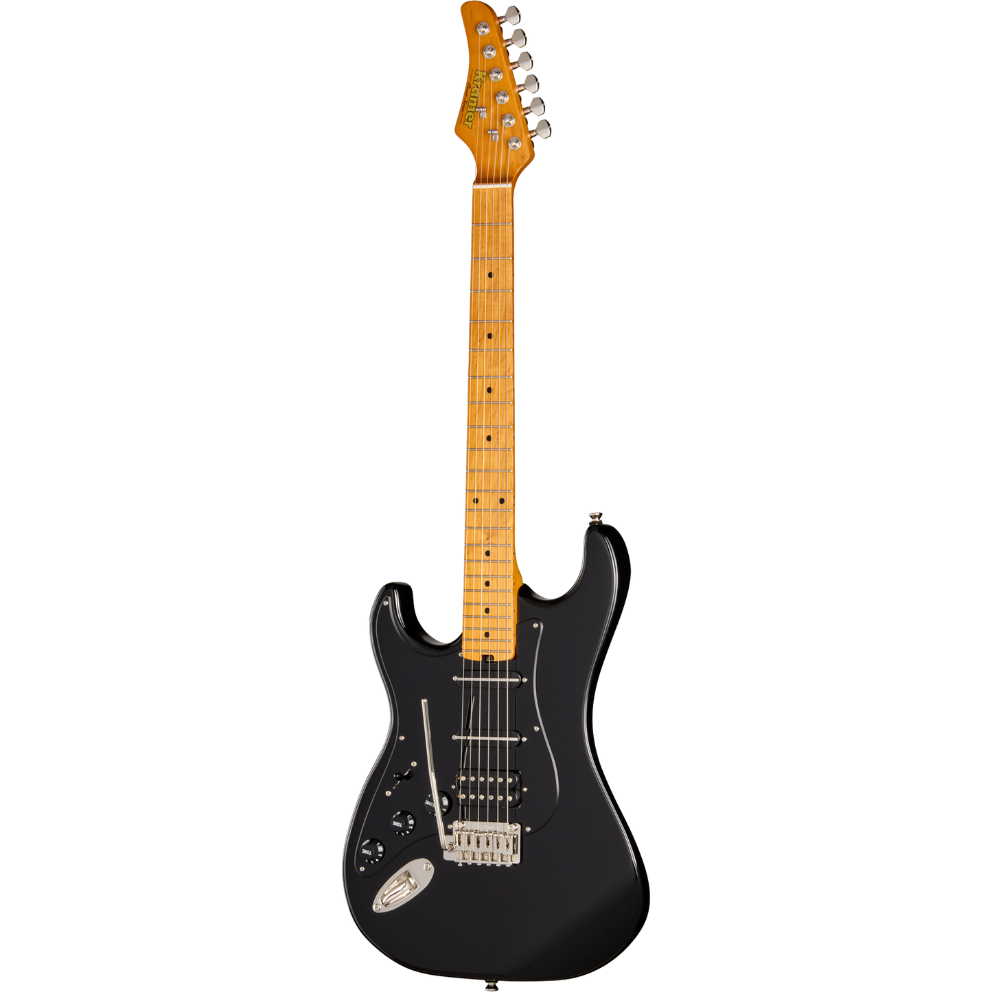Kramer Pacer Deluxe GT Left Handed Electric Guitar - Intruder Black