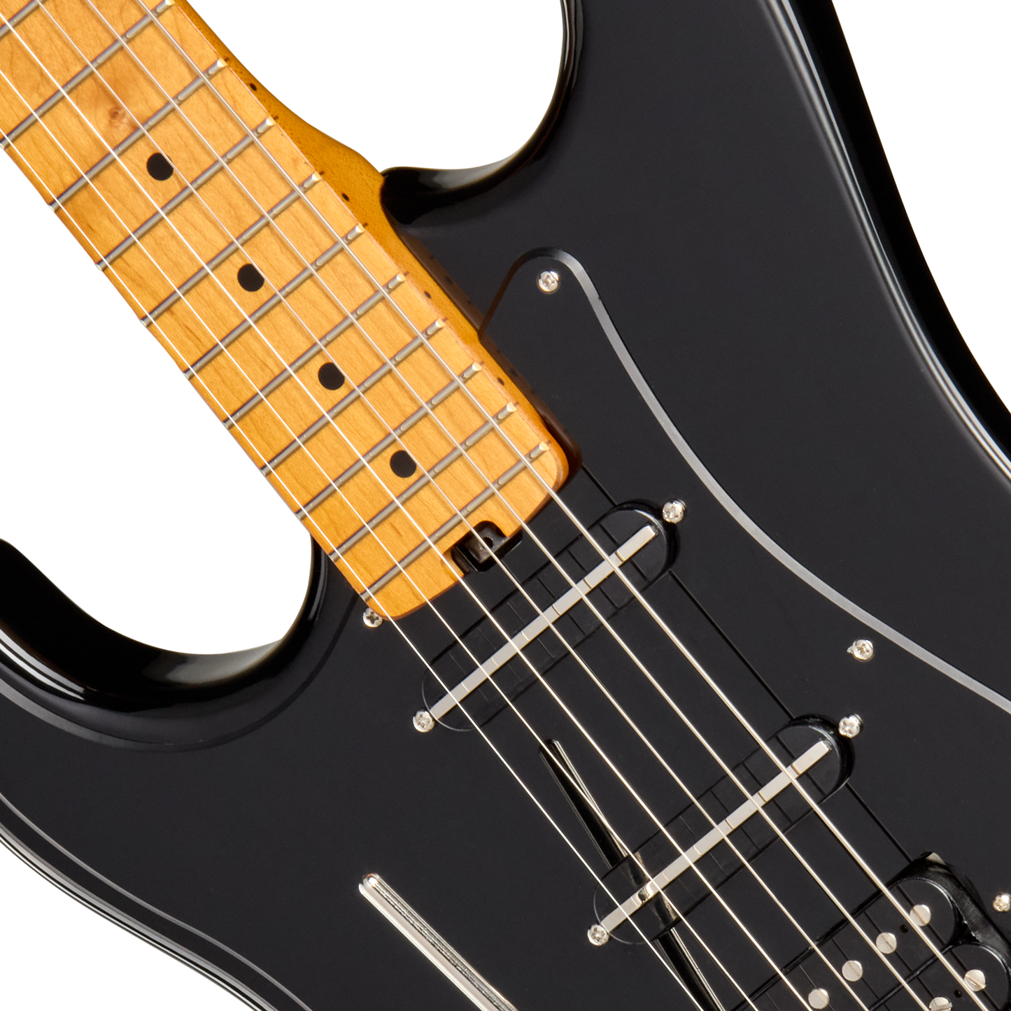 Kramer Pacer Deluxe GT Left Handed Electric Guitar - Intruder Black