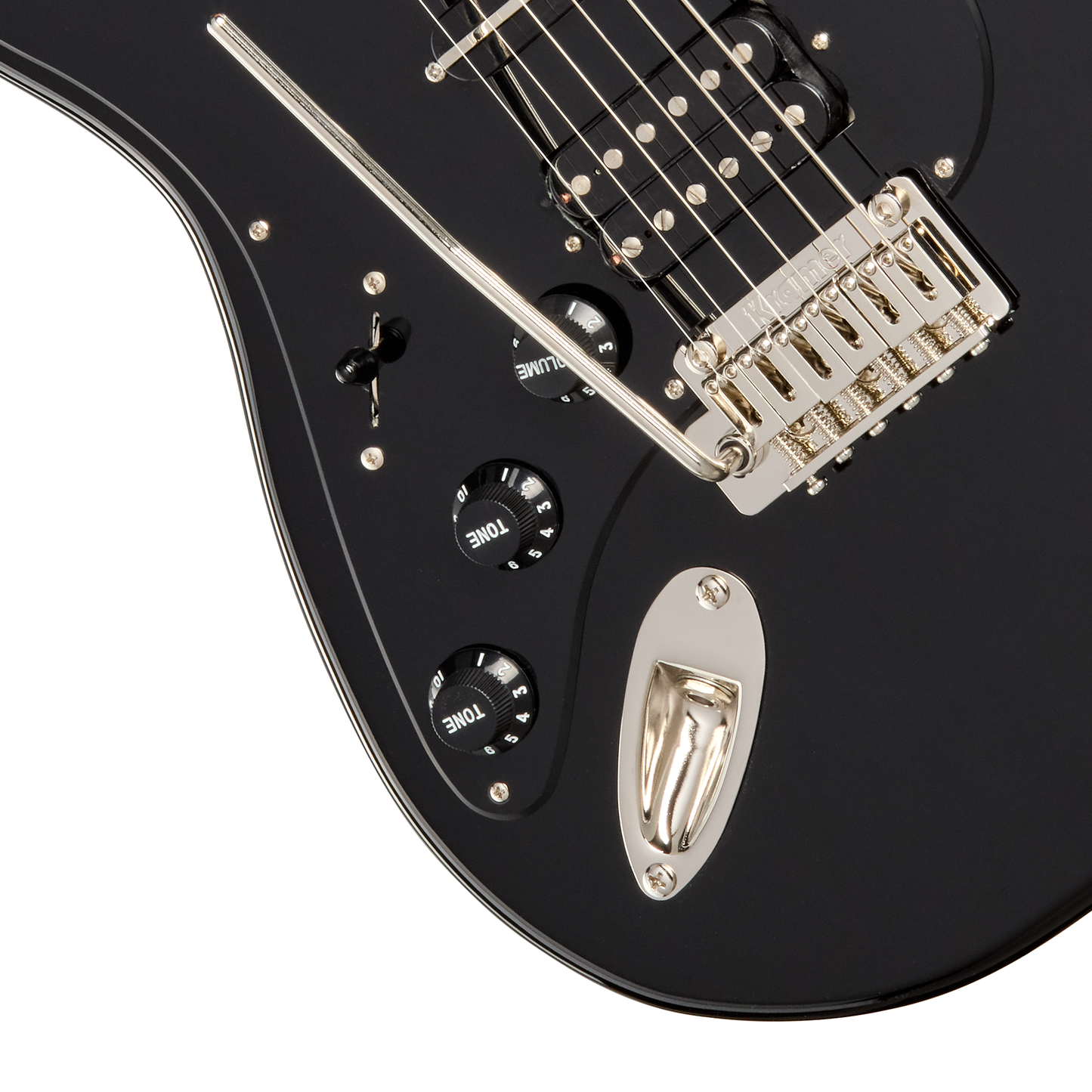 Kramer Pacer Deluxe GT Left Handed Electric Guitar - Intruder Black