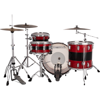 Ludwig 50th Anniversary Limited Edition Fab Shell Kit - Blue Green Clear Finish