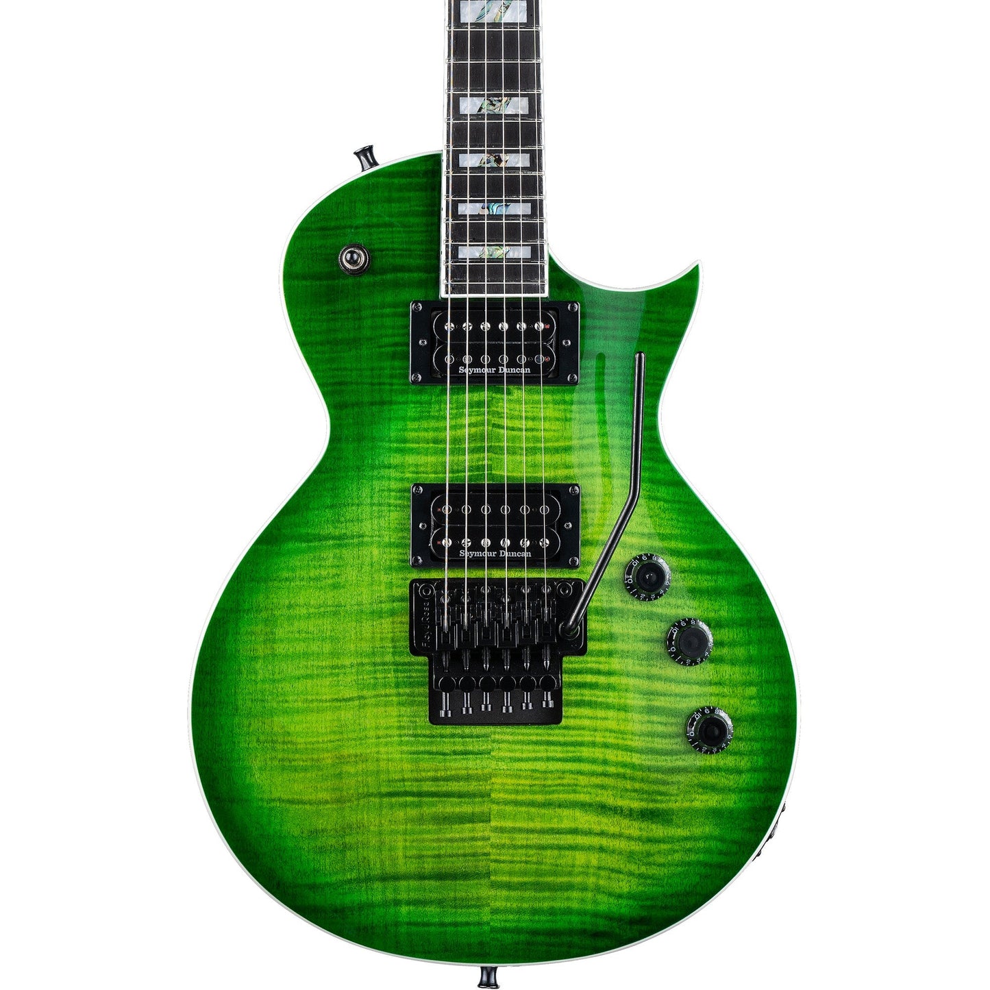ESP LTD AS-1FR Alex Skolnick Signature Electric Guitar - Lime Burst