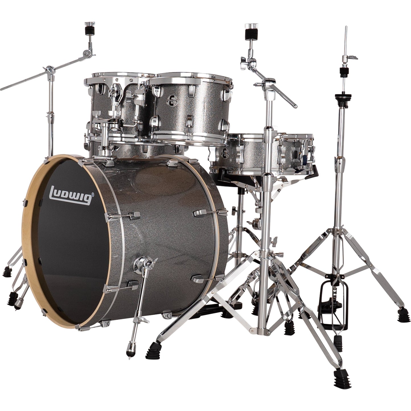 Ludwig Evolution 5-Piece Drum Kit - Platinum