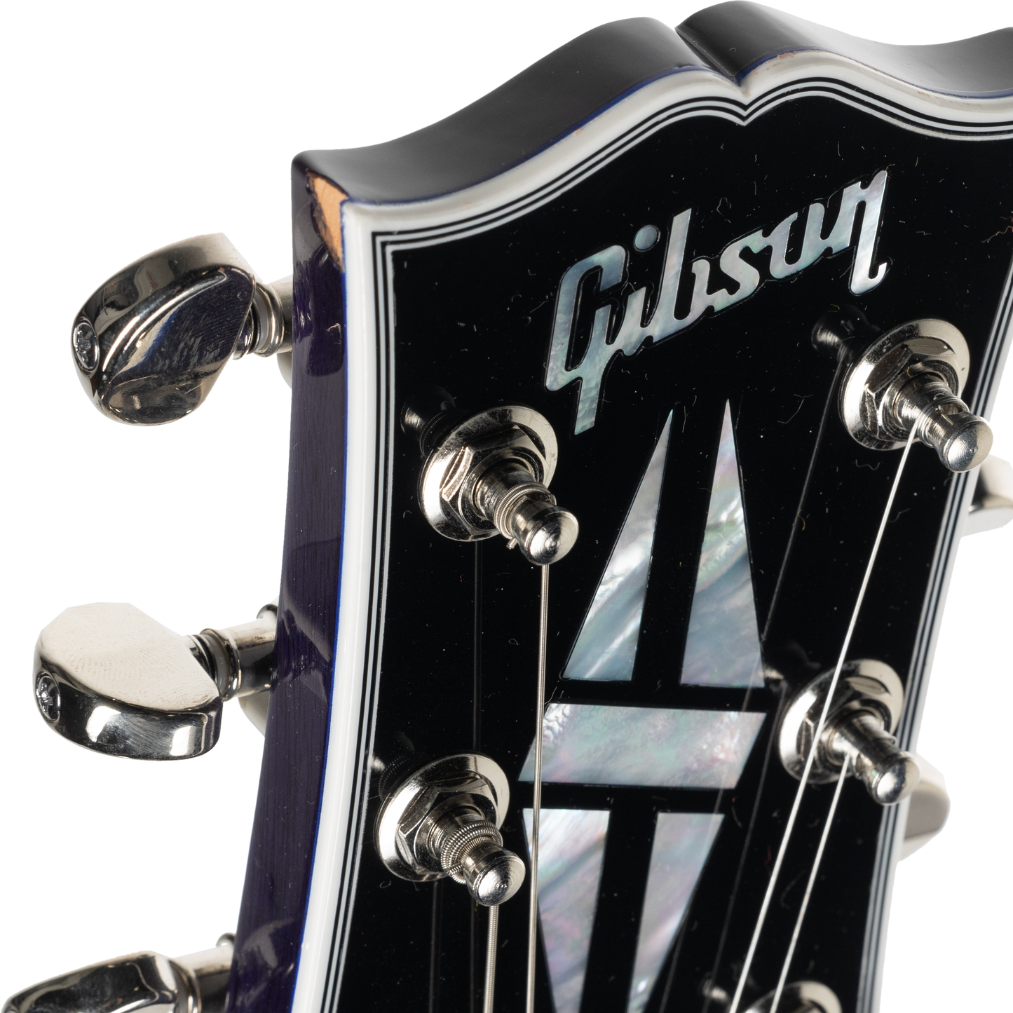 Gibson Les Paul Custom Figured Electric Guitar - Translucent Blue