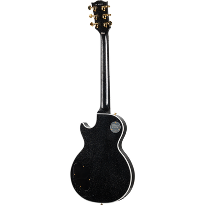 Gibson Les Paul Custom Electric Guitar - Black Sparkle Gloss