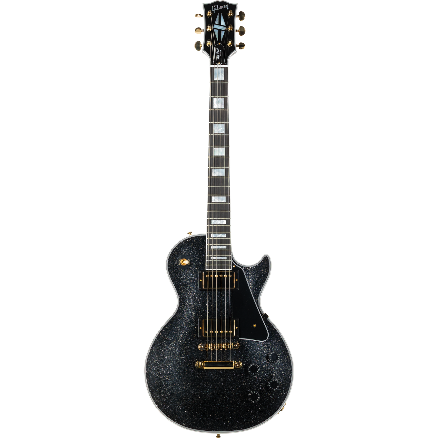 Gibson Les Paul Custom Electric Guitar - Black Sparkle Gloss