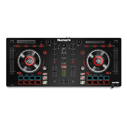Numark Mixtrack Platinum - DJ Controller with Jog Wheel Display for Serato DJ