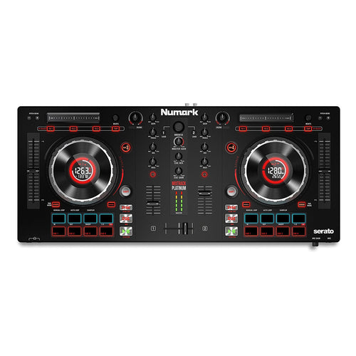 Numark Mixtrack Platinum - DJ Controller with Jog Wheel Display for Serato DJ