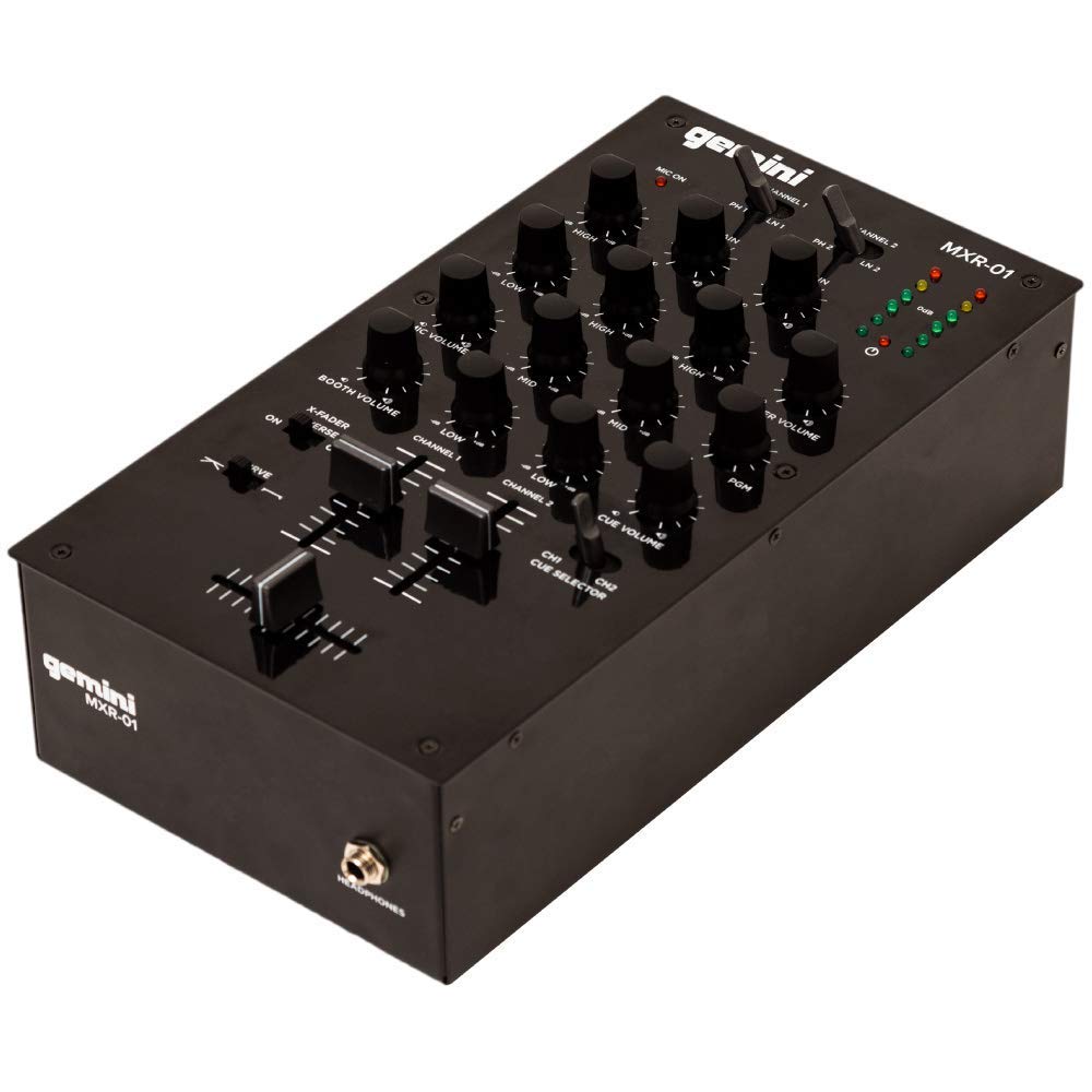 Gemini MXR-01 2-Channel DJ Mixer