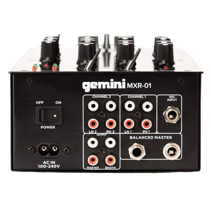 Gemini MXR-01 2-Channel DJ Mixer