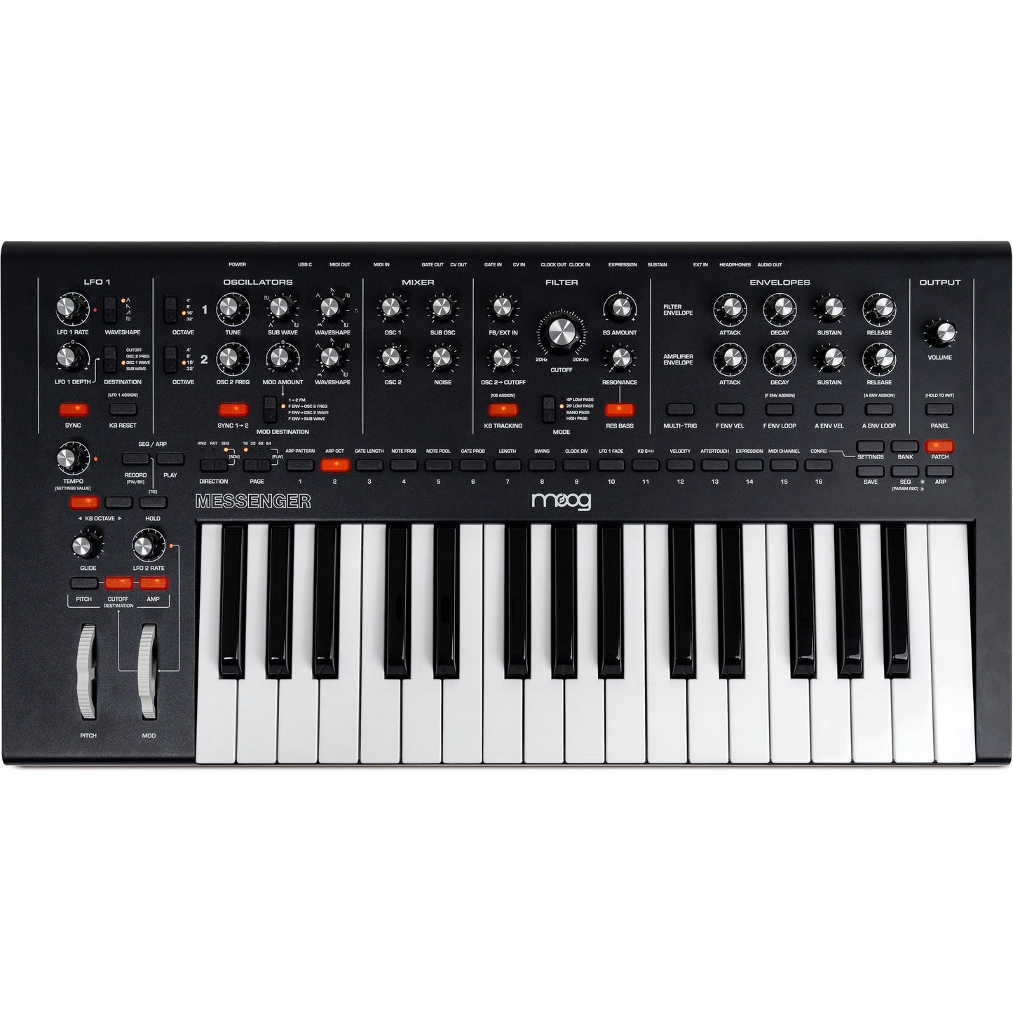 Moog Messenger Next Generation Monophonic Analog Synthesizer