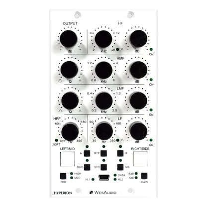 WesAudio Hyperion NG500 500 Series Stereo Analog Equalizer with Digital Recall