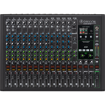 Mackie Onyx16 16-Channel Premium Analog Mixer with Multi-Track USB