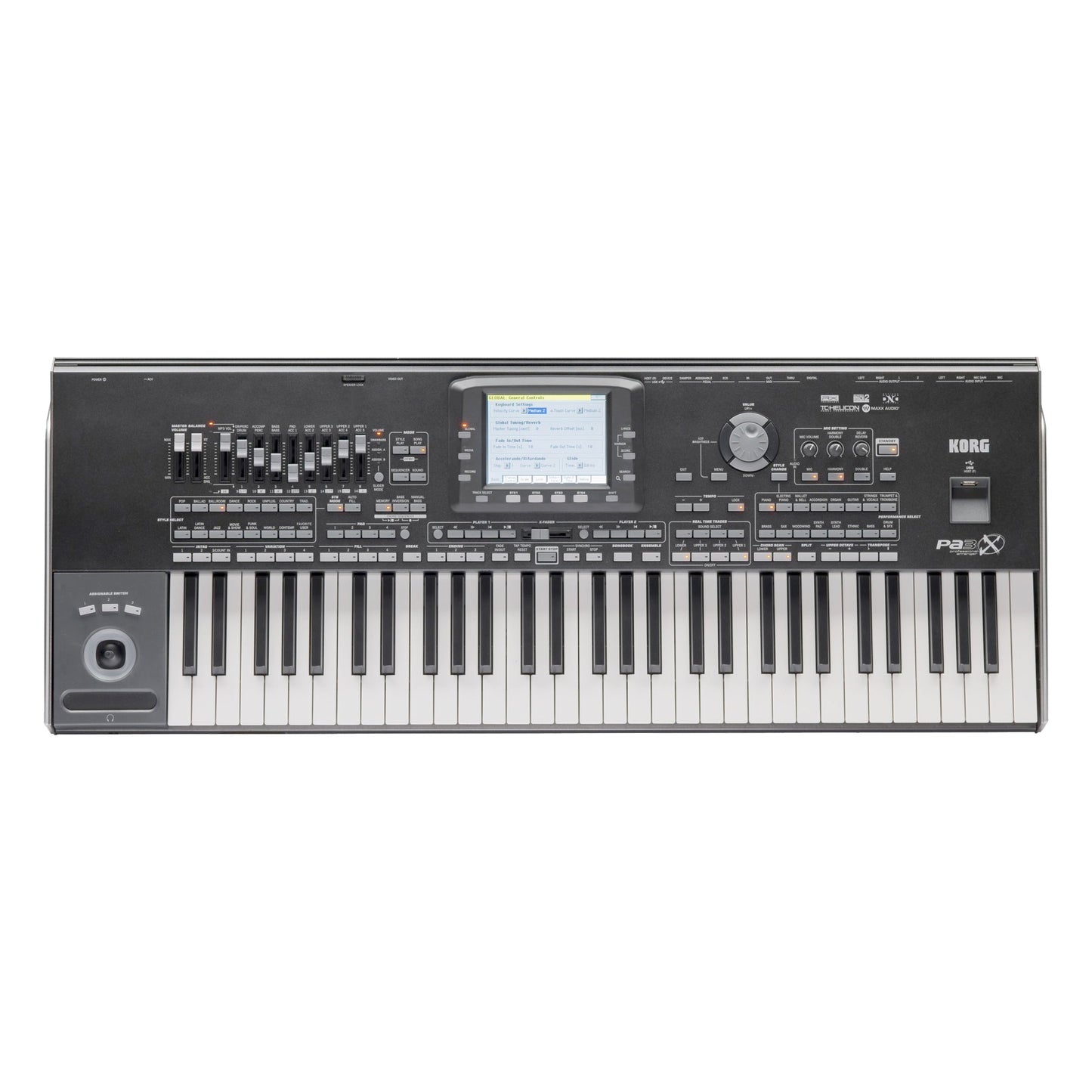 Korg PA3X61 Professional Arranger Workstation 61-Note Keyboard (PA3X61)