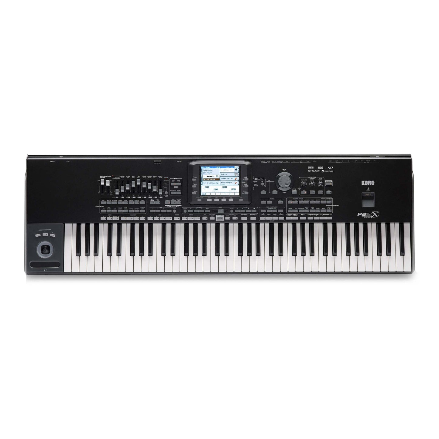 Korg PA3X76 Professional Arranger Workstation 76-Note Key Keyboard (PA3X76)