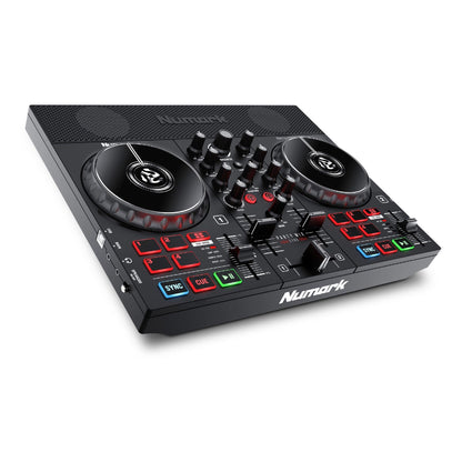 Numark Party Mix Live DJ Controller with Built In Light Show and Speakers