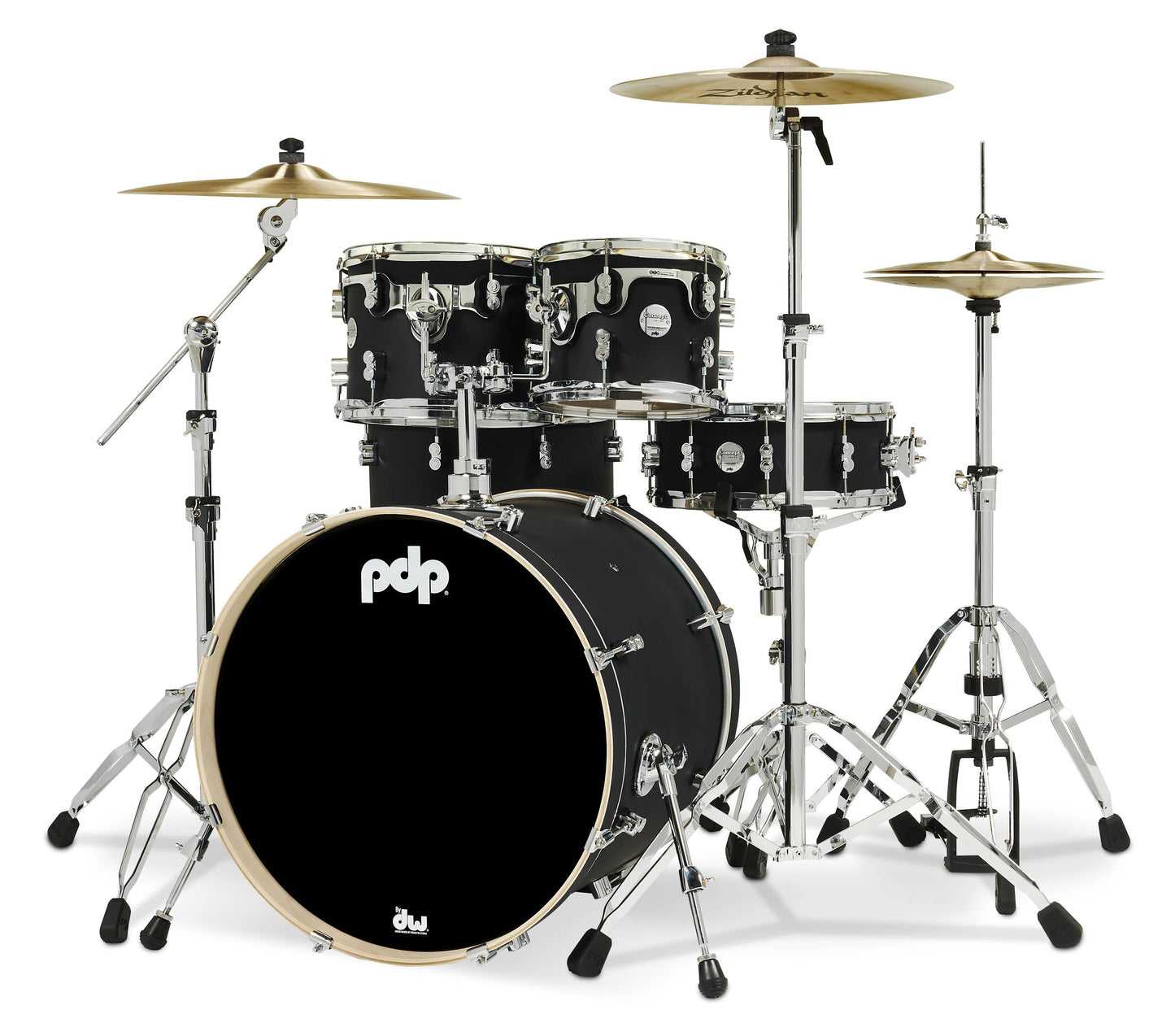Pacific Drums & Percussion Concept Maple 5-Piece Shell Pack - Satin Black