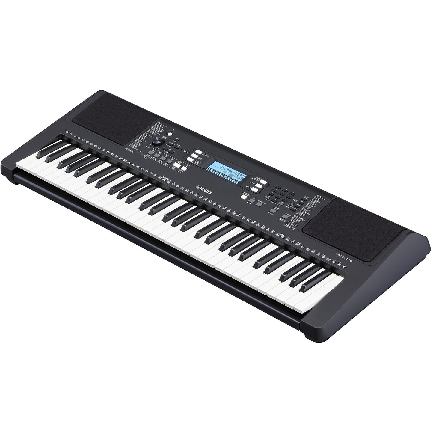 Yamaha PSR-E373 61-Key Touch Sensitive Portable Keyboard w/PA130 Power Adapter