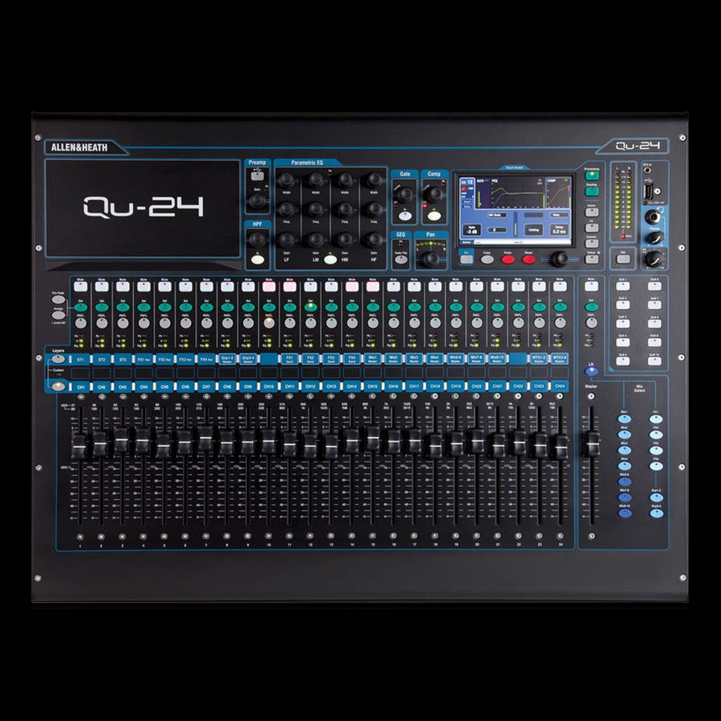 Allen & Heath QU-24c Chrome 30in/24out Digital Mixer
