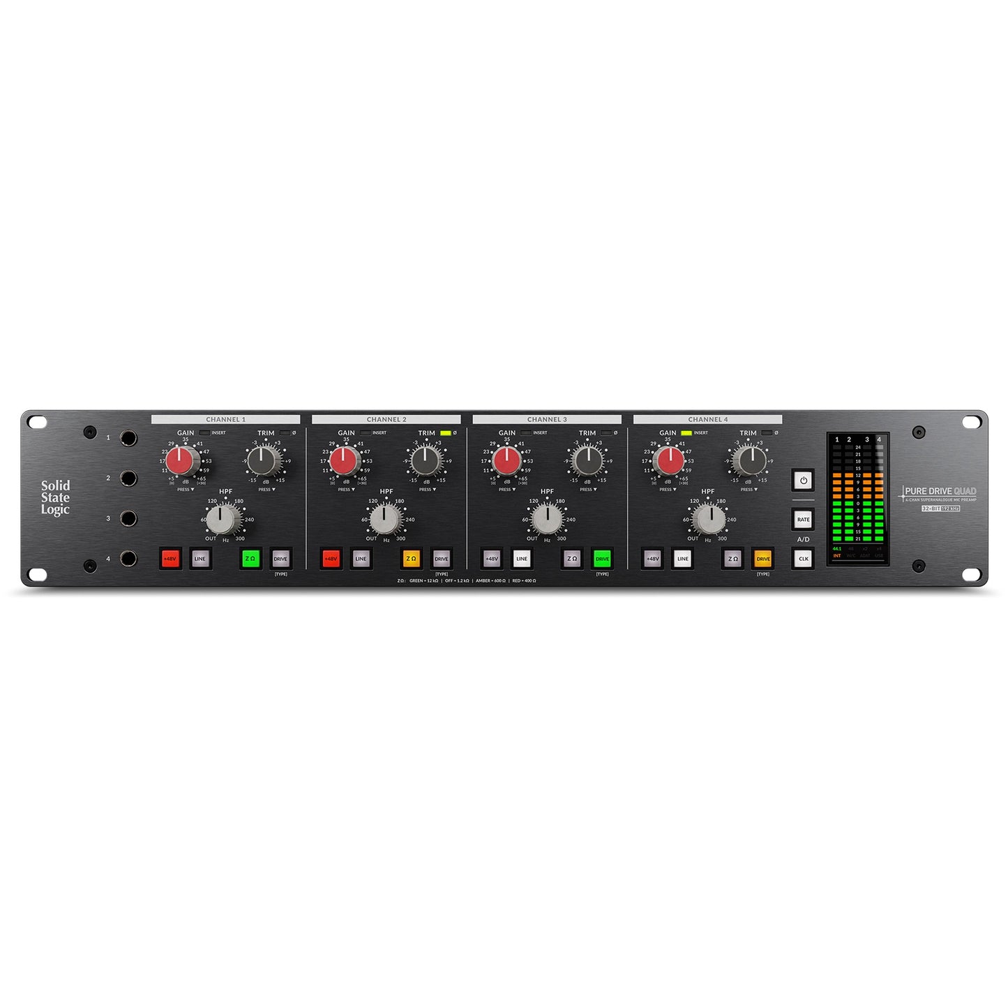 Solid State Logic SSL Pure Drive Quad Microphone Preamp
