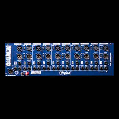 Radial WorkHorse Powerhouse 10 Slot 500-Series Rack