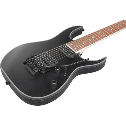 Ibanez RG7420EXBKF RG Standard 7-String Electric Guitar, Black Flat