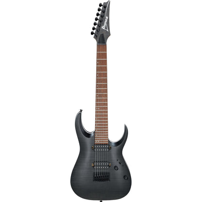 Ibanez RGA742FMTGF Standard 7-String Electric Guitar, Transparent Gray Flat