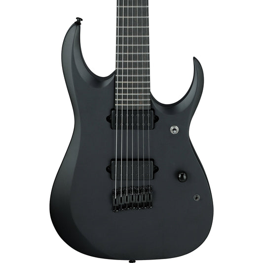 Ibanez RGDRB71 RGD Iron Label 7-String Electric Guitar - Black
