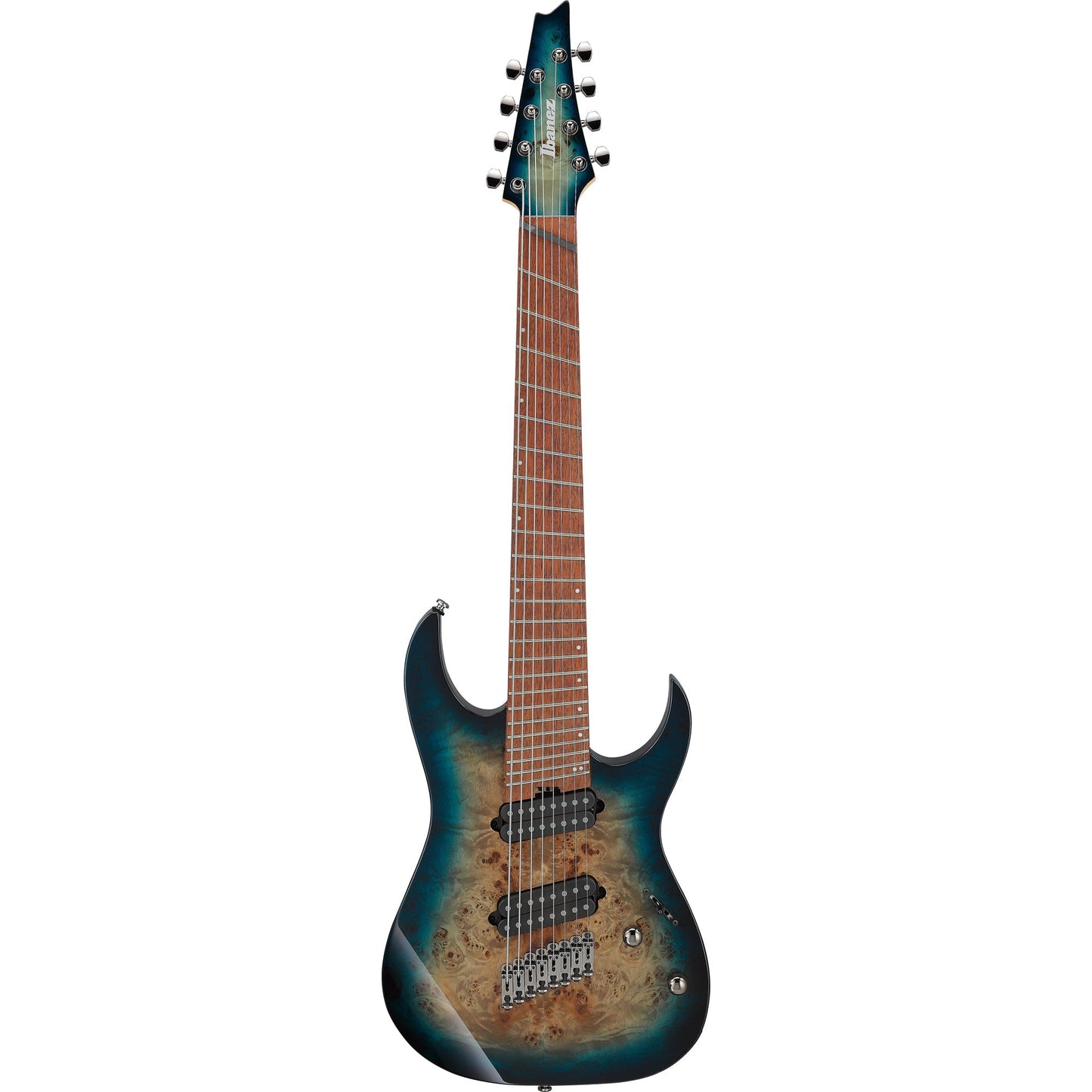 Ibanez RGMS8PB RG Multi Scale 8-String Electric Guitar - Cosmic Blue Starburst