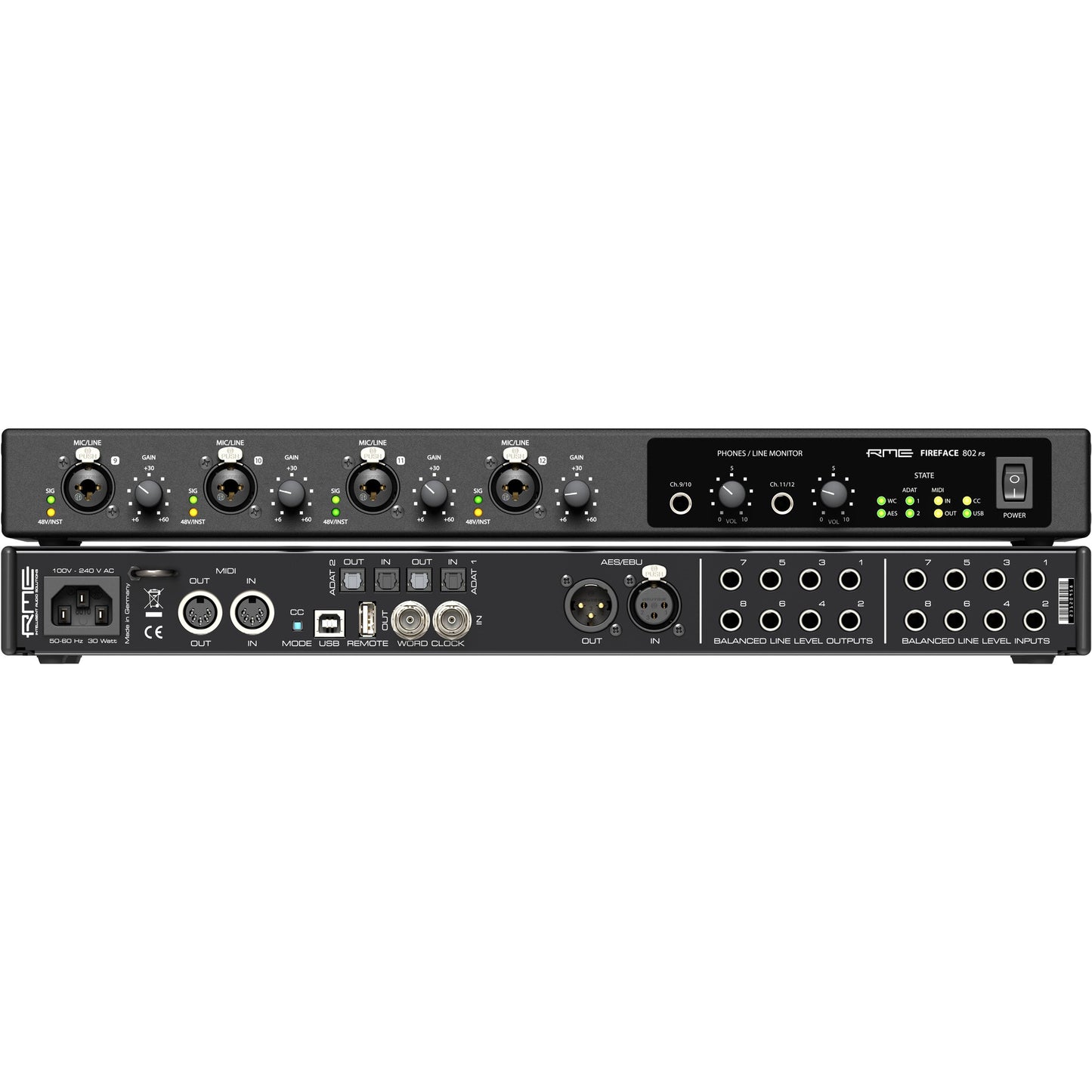 RME Fireface 802 FS AE 60-Channel 192 kHz USB Audio Interface