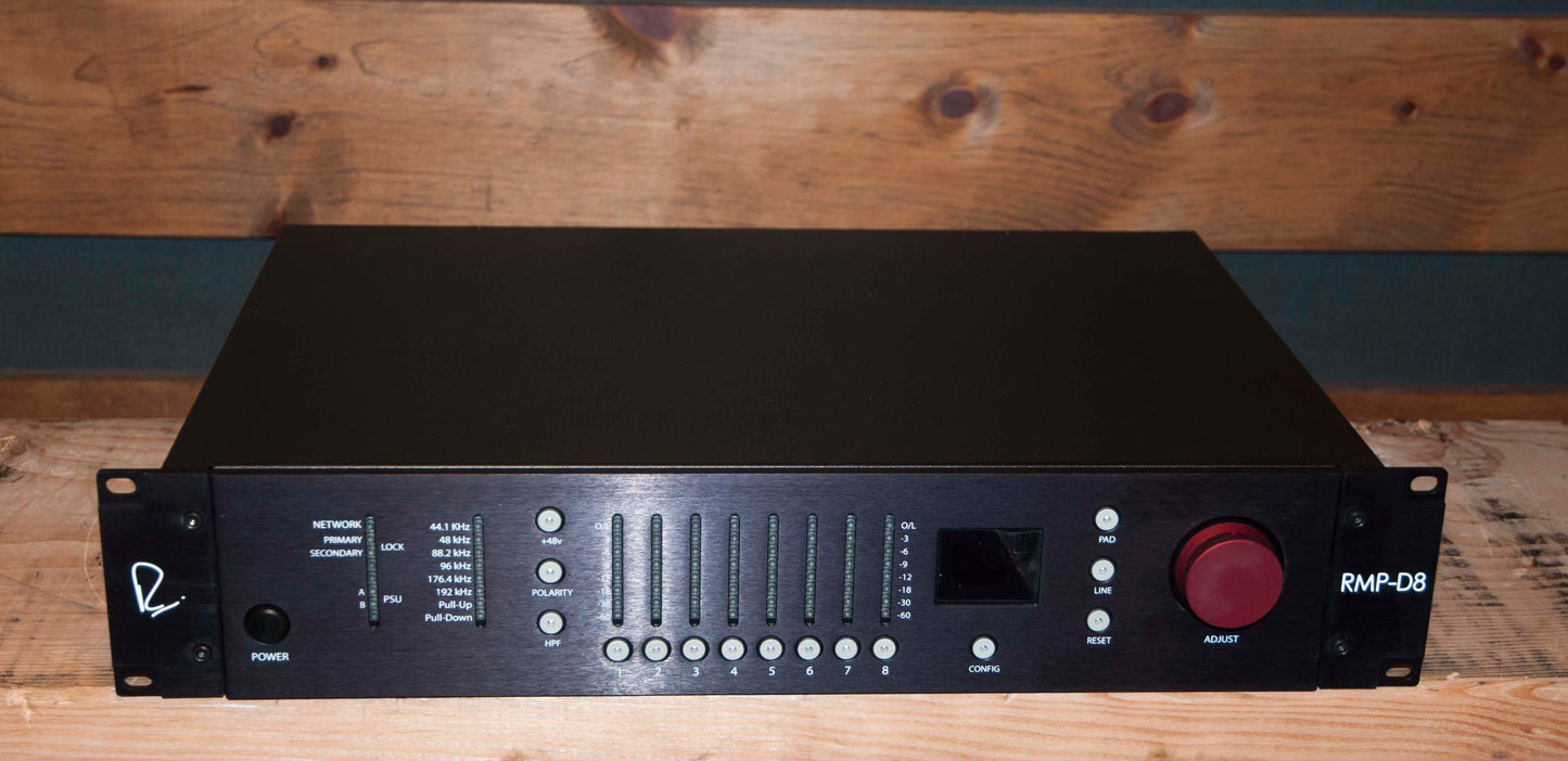 Rupert Neve Designs RMP-D8 Dante Remote Control Microphone Preamp