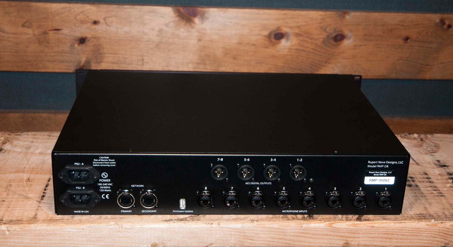 Rupert Neve Designs RMP-D8 Dante Remote Control Microphone Preamp