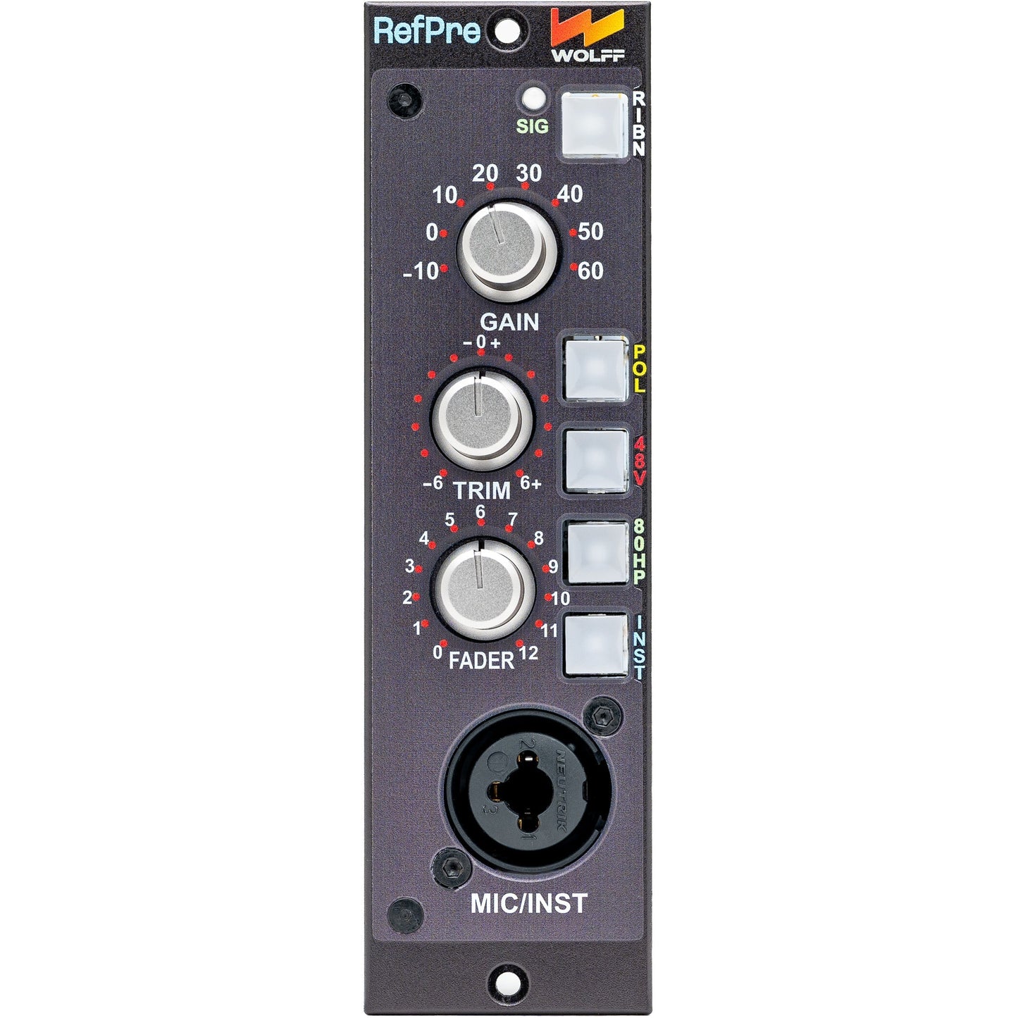 Wolff Audio REFPRE 500 Series Reference Microphone Preamp