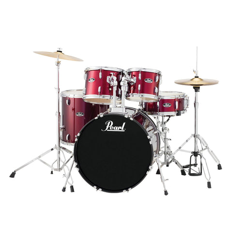 Pearl Roadshow RS525SC/C91 5-Piece Drum Set Wine Red