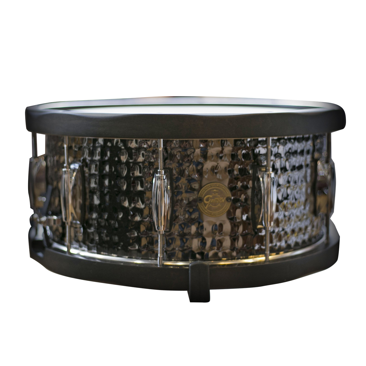 Gretsch S16514WHBSH 6.5x14" Hammered Black Steel Snare Drum