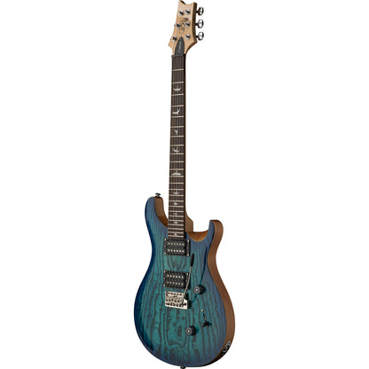 PRS SE Custom 24 Exotic Burled Ash Limited Edition Electric Guitar - Lake Blue