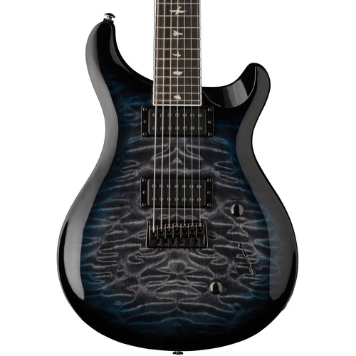 PRS SE Mark Holcomb SVN 7-String Electric Guitar, Holcomb Blue Burst