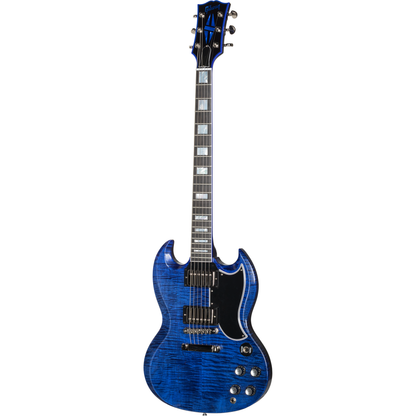 Gibson SG Custom Figured Electric Guitar - Blue Widow