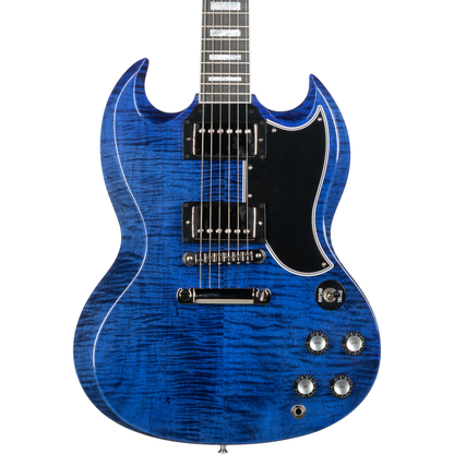 Gibson SG Custom Figured Electric Guitar - Blue Widow