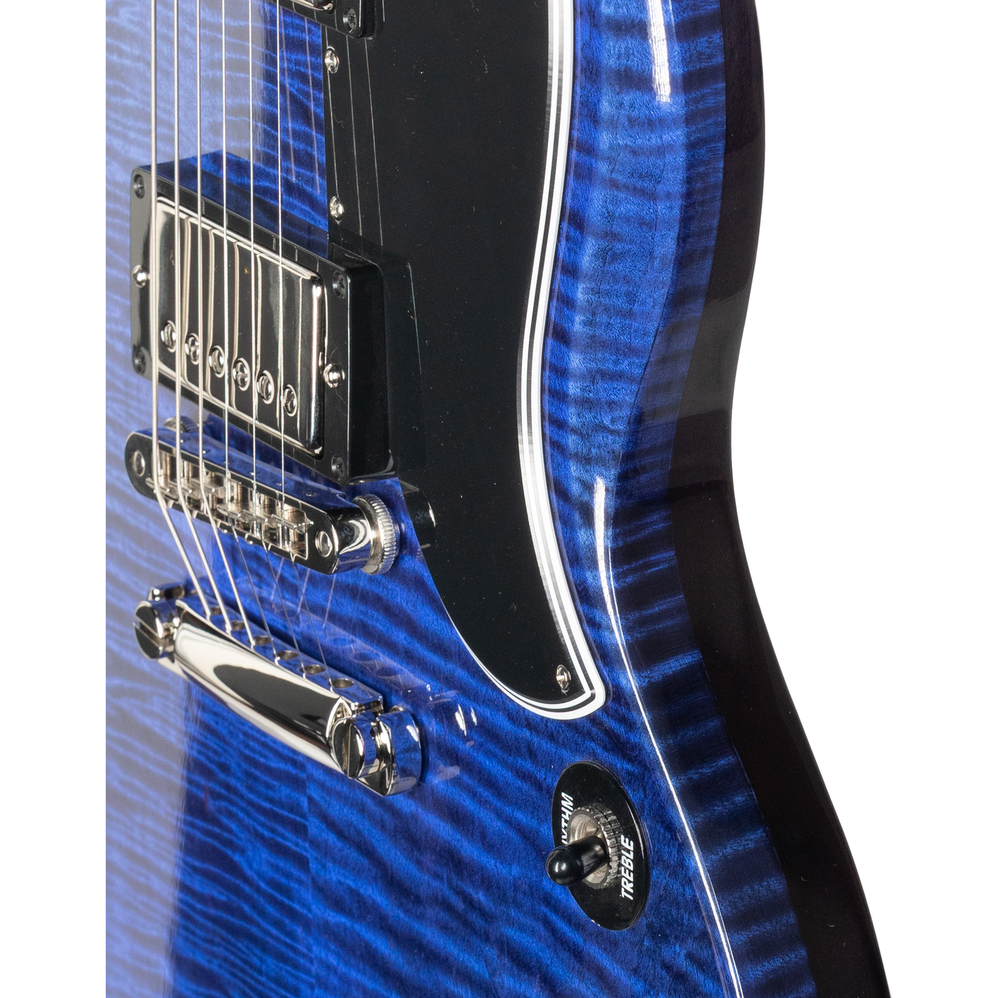 Gibson SG Custom Figured Electric Guitar - Blue Widow