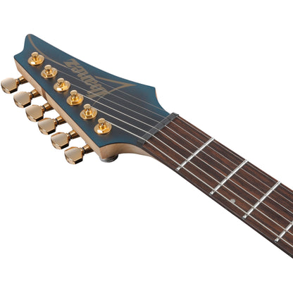 Ibanez SML721 S Axe Design Lab Multi-scale Electric Guitar - Midnight Arctic Ocean Matte