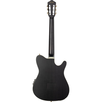 Ibanez TOD10N Left Handed Acoustic Electric Guitar - Transparent Black Flat