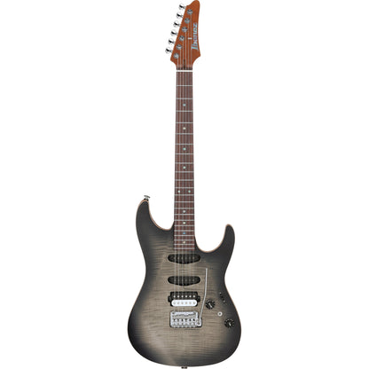 Ibanez TQM2 Tom Quayle Signature Electric Guitar - Charcol Black Burst Flat