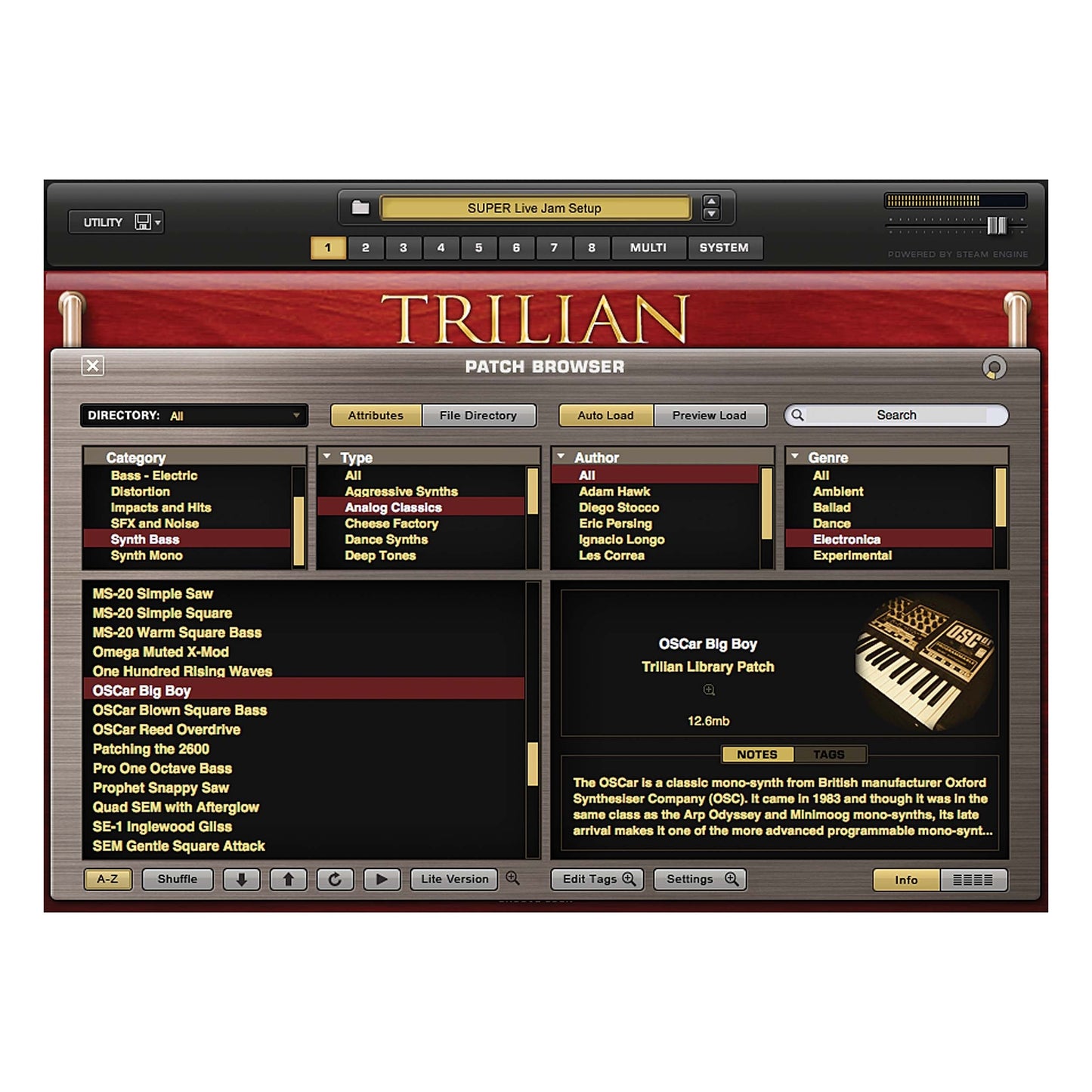 Spectrasonics Trilian Bass Instrument