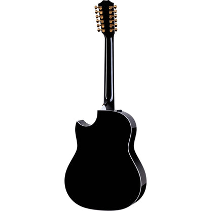 Taylor Somos 657ce 12-String Acoustic Electric Doce Doble - Black